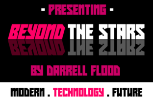 Beyond the Stars: A Sci-Fi Inspired Font for Futuristic Design