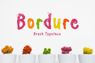 Bordure: A Fun and Playful Brush Font for Creative Projects