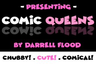 Comic Queens: A Bold, Playful Font for Creative Projects