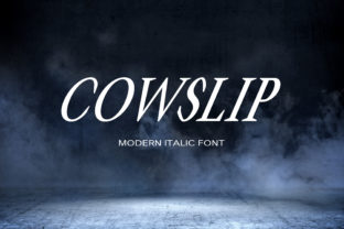 Cowslip: A Strong & Charming Display Font