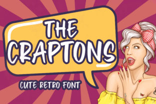 Craptons: A Bold, Retro Display Font That Makes a Statement