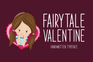 Fairytale Valentine: A Handwritten Font for Creative Expression