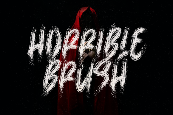 Horrible Brush: A Spooky Font for Creative Projects