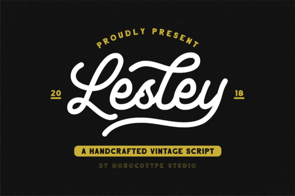 Lesley: A Script Font for Creative Excellence