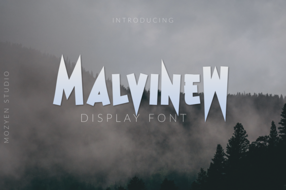 Malvinew: The Bold Font for Horror and Thriller Projects