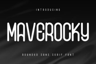 Maverocky: A Bold and Modern Display Font for Impactful Designs