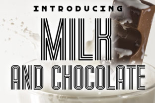 Milk and Chocolate: A Retro-Inspired Font for Modern Designers