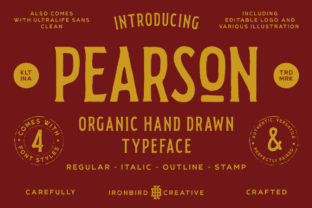 Pearson: A Vintage Display Font with Timeless Appeal