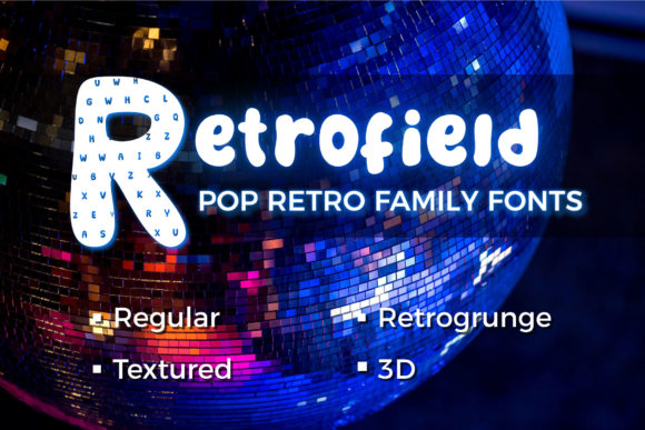 Retrofield: A Friendly Display Font for All