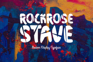 Rockrose Stave: A Bold and Versatile Display Font for Modern Design