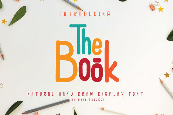 The Book: A Playful Display Font That Elevates Your Design