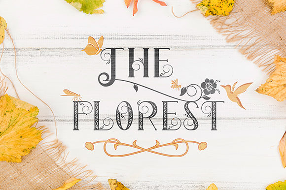 The Florest: A Nature-Inspired Display Font
