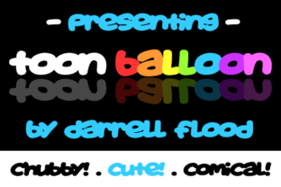Toon Balloon: A Playful Font for Creative Workflows