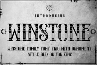 Winstone: A Unique Display Font for Original Design Projects